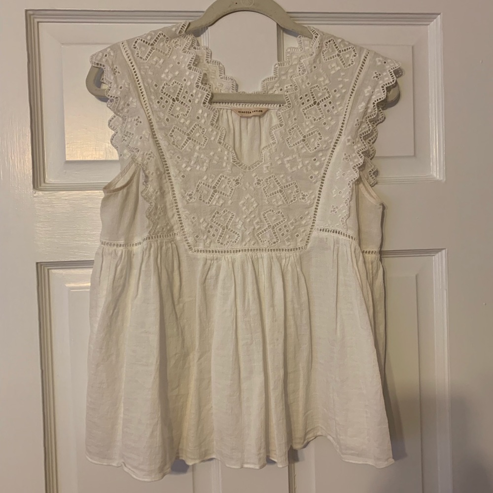 Rebecca Taylor white top